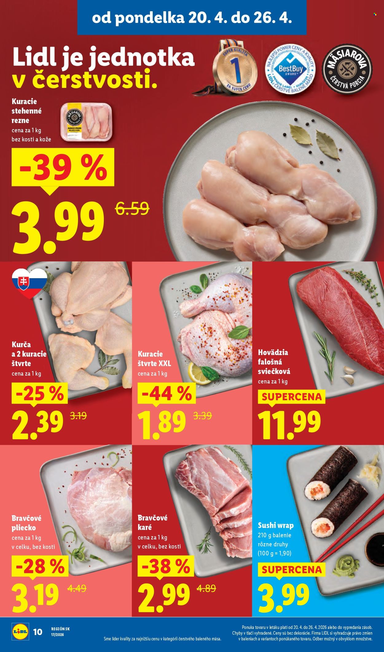 Leták Lidl - 20.4.2026 - 26.4.2026. Strana 10