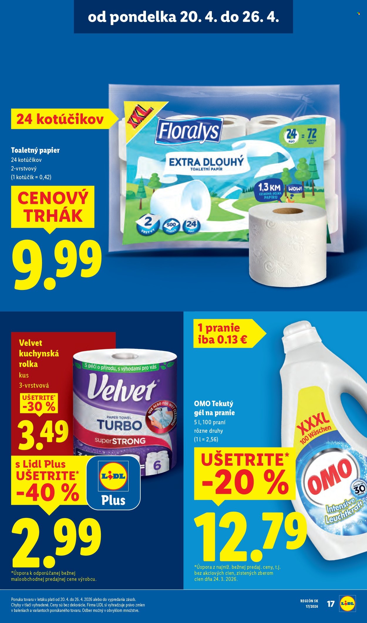 Leták Lidl - 20.4.2026 - 26.4.2026. Strana 17