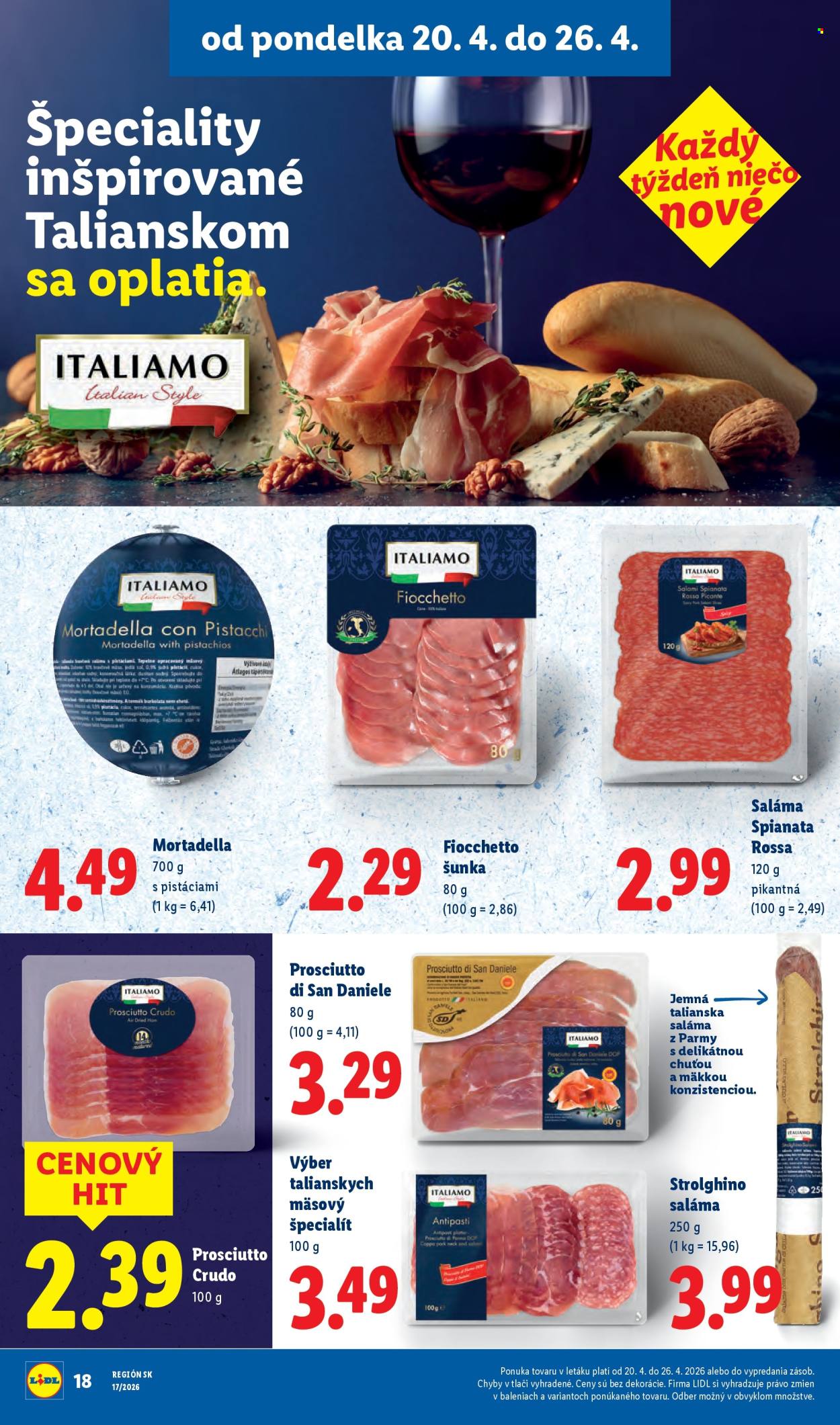 Leták Lidl - 20.4.2026 - 26.4.2026. Strana 18