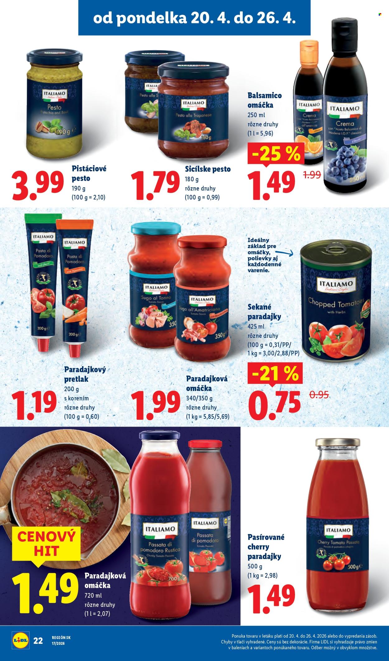 Leták Lidl - 20.4.2026 - 26.4.2026. Strana 22