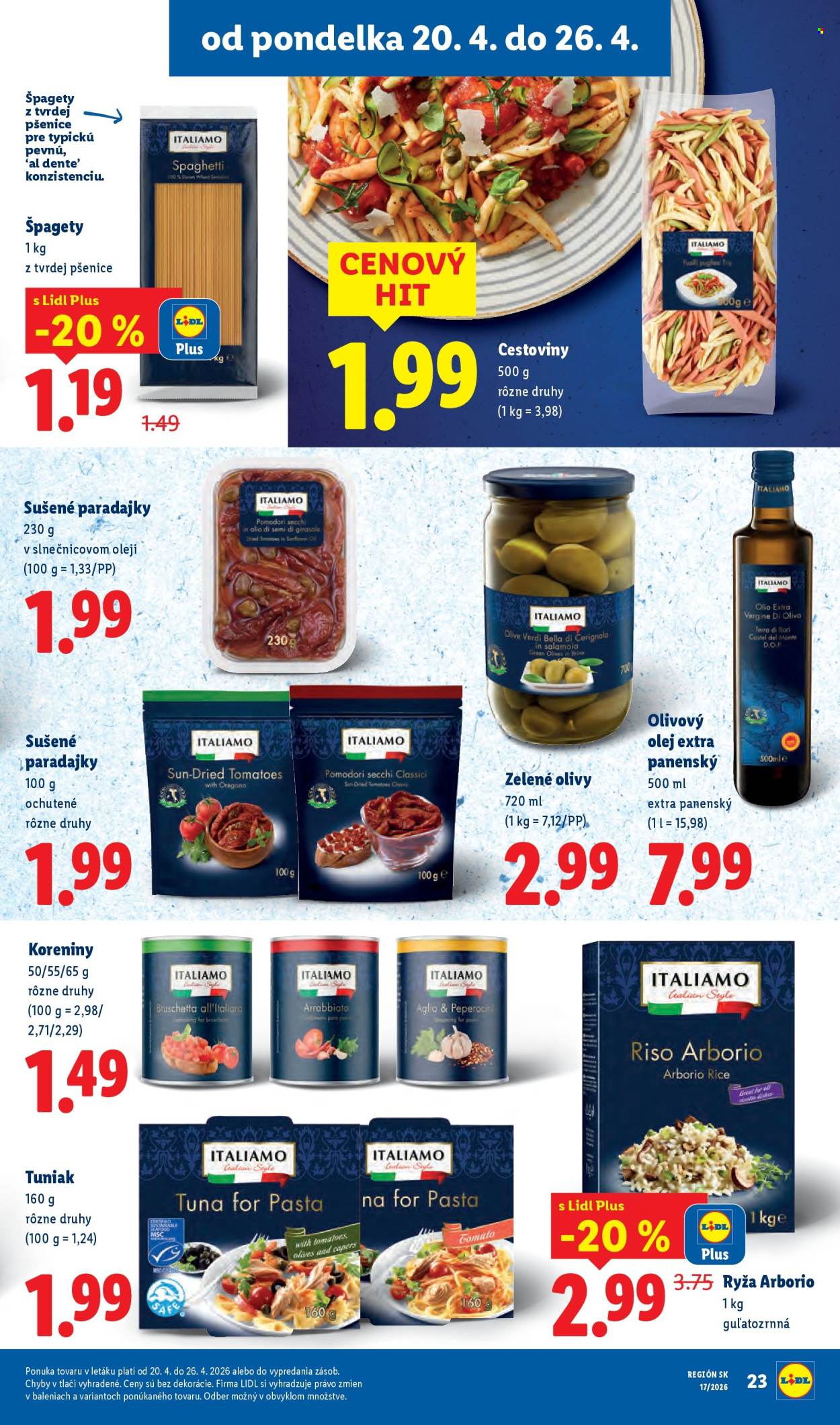 Leták Lidl - 20.4.2026 - 26.4.2026. Strana 23
