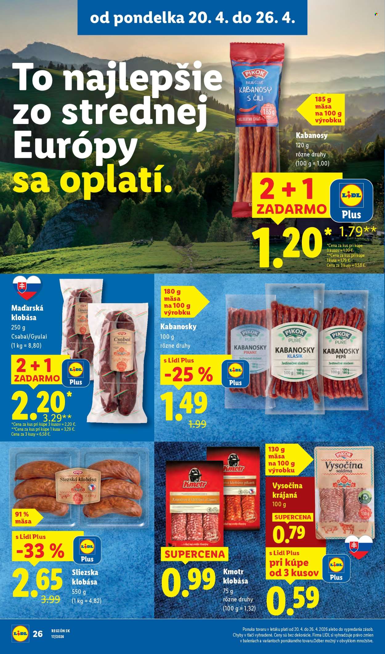 Leták Lidl - 20.4.2026 - 26.4.2026. Strana 28