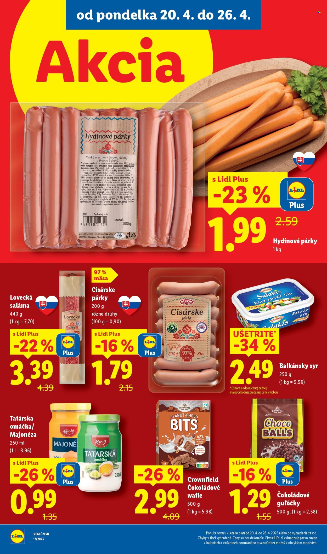 Leták Lidl - 20.4.2026 - 26.4.2026. Strana 34