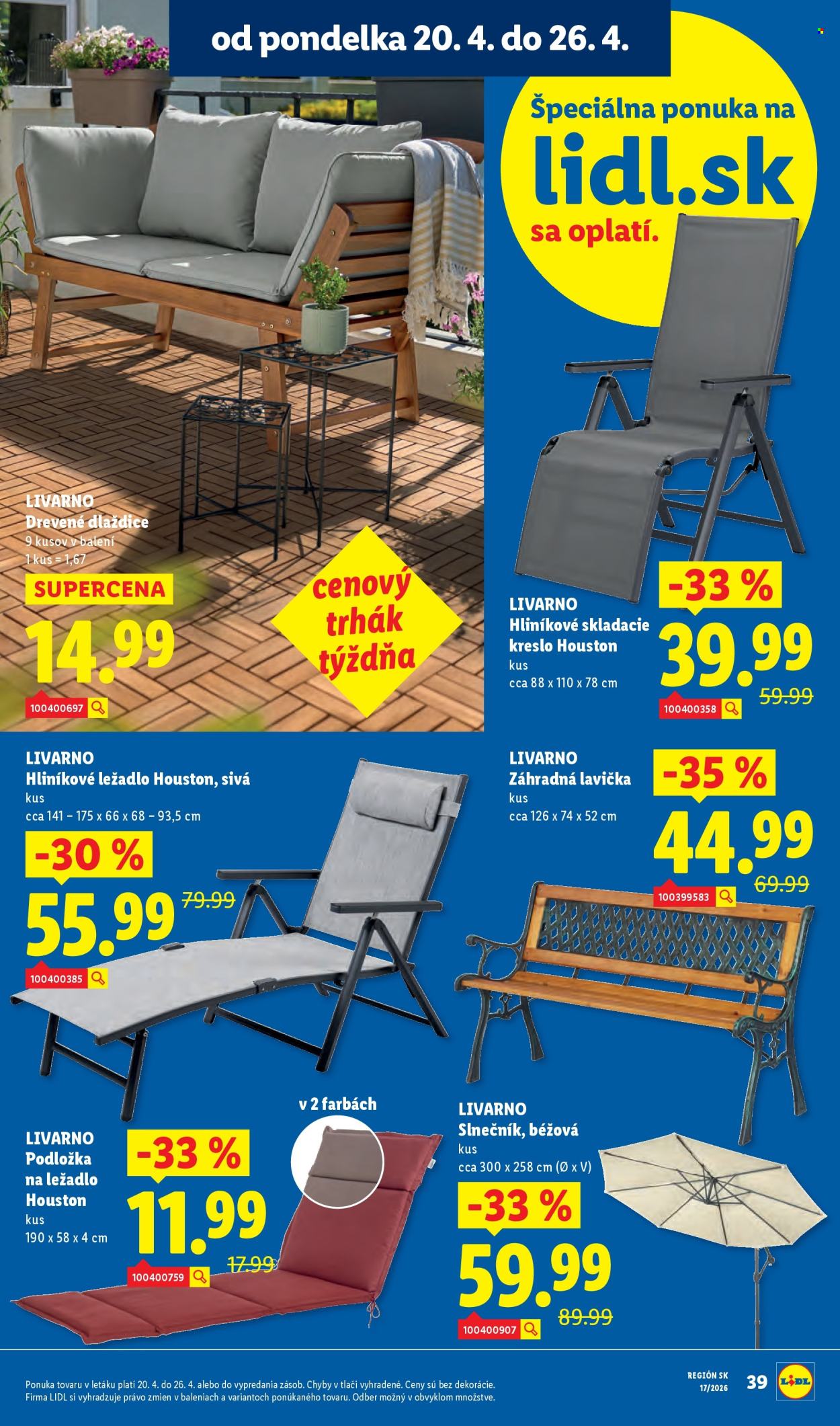 Leták Lidl - 20.4.2026 - 26.4.2026. Strana 52