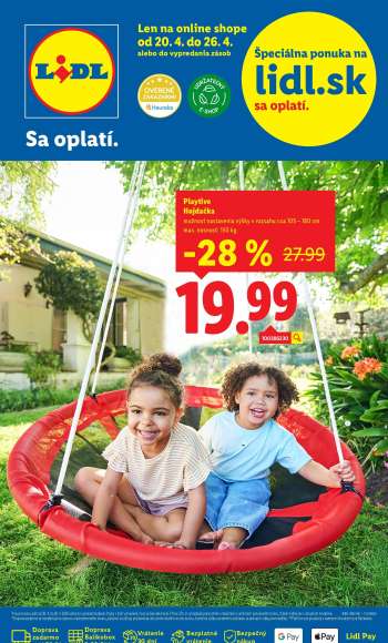 Leták Lidl - 20.4.2026 - 26.4.2026.