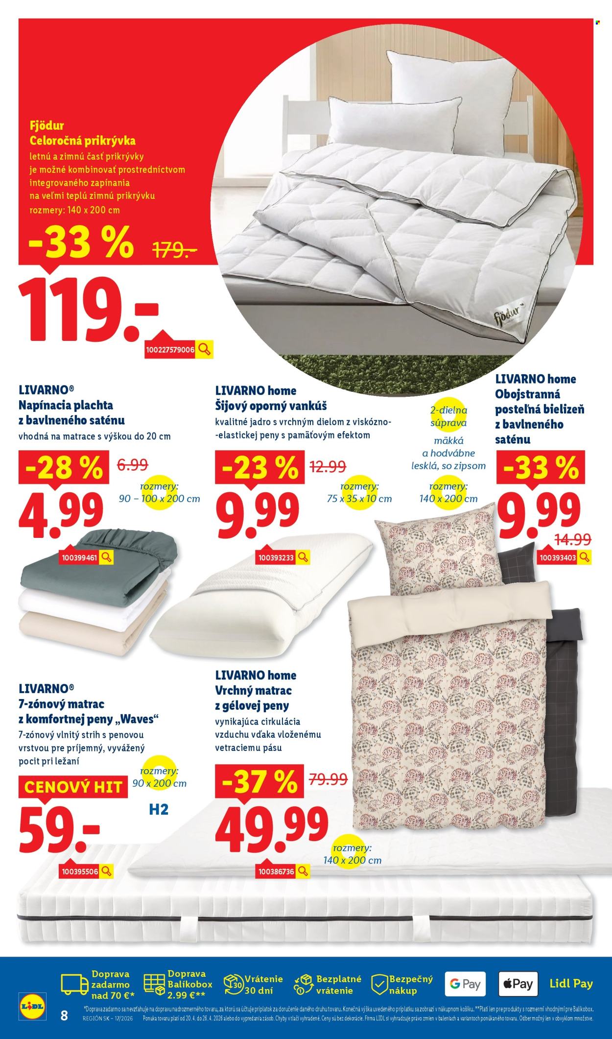 Leták Lidl - 20.4.2026 - 26.4.2026. Strana 8