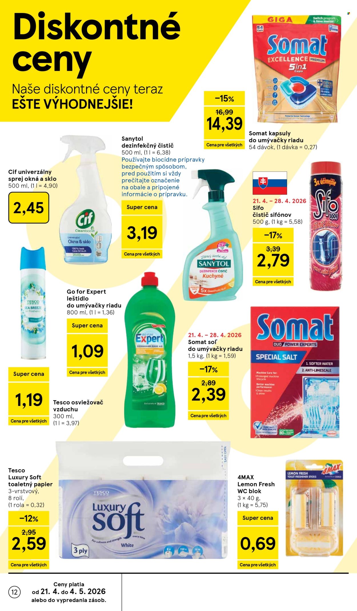 Leták TESCO - 22.4.2026 - 28.4.2026. Strana 12