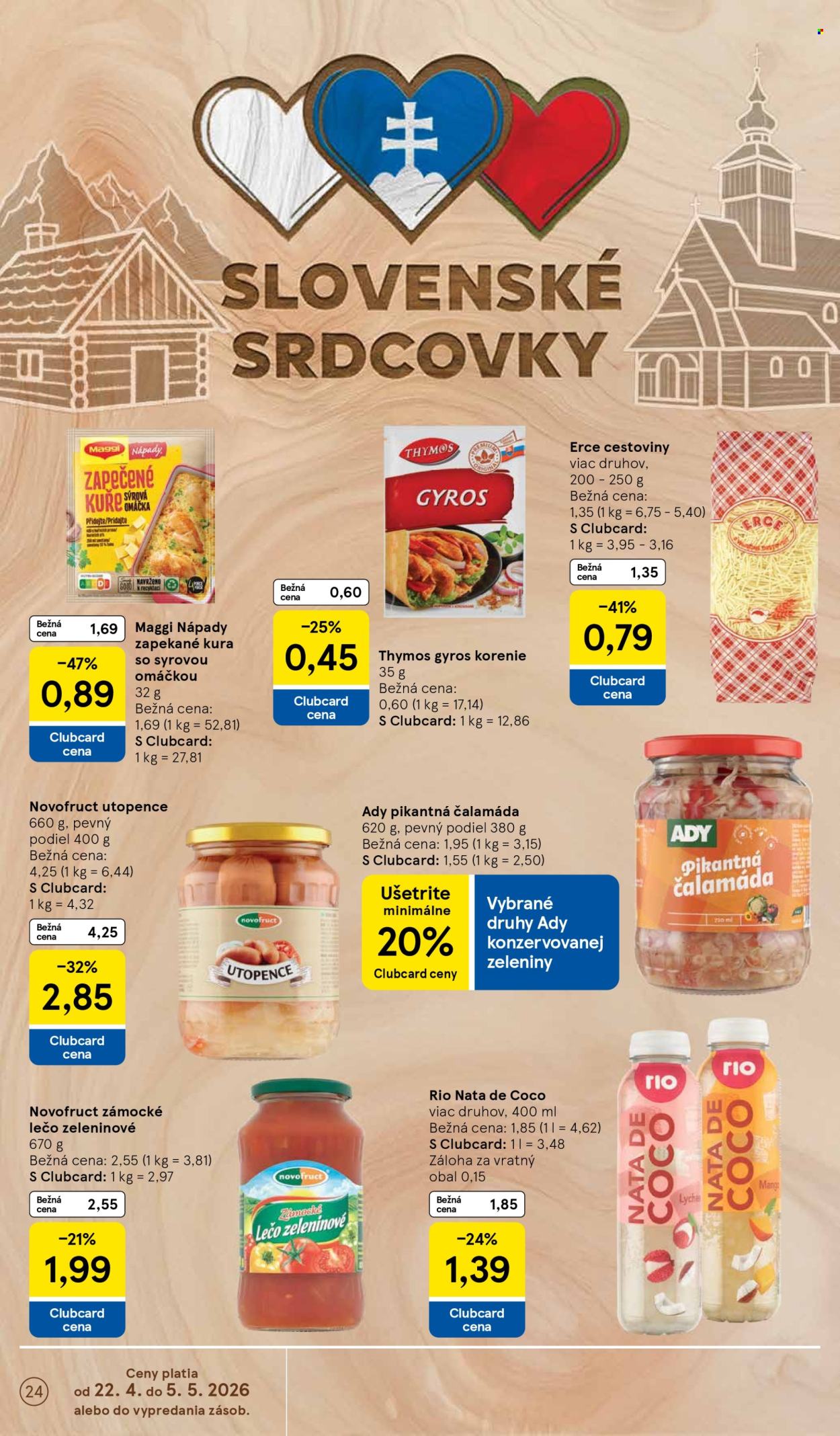 Leták TESCO - 22.4.2026 - 28.4.2026. Strana 24