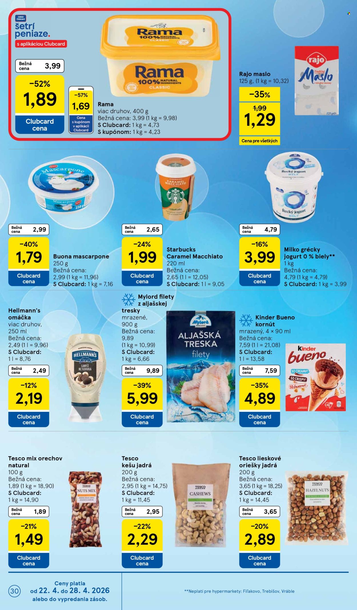 Leták TESCO - 22.4.2026 - 28.4.2026. Strana 30