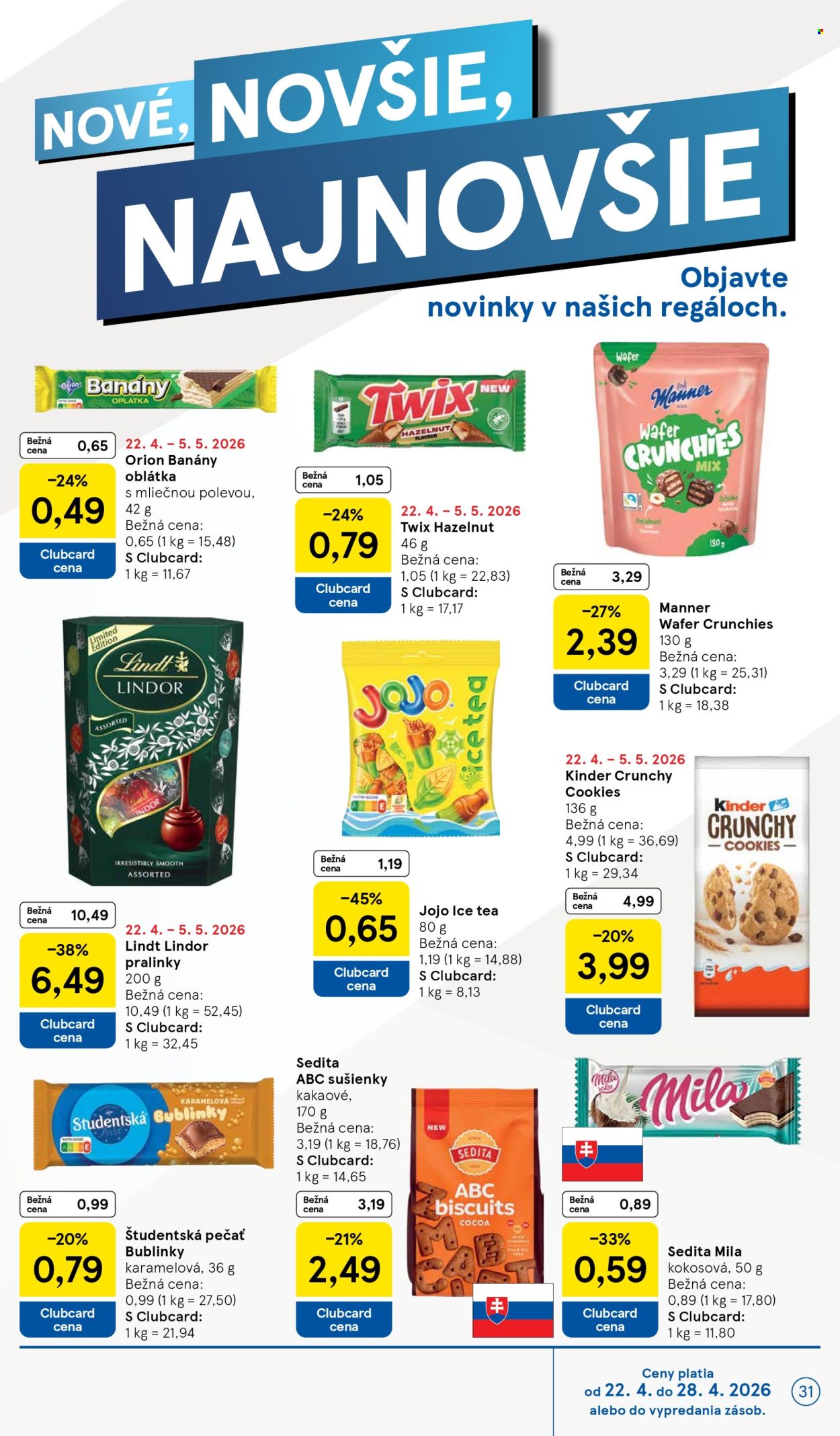 Leták TESCO - 22.4.2026 - 28.4.2026. Strana 31
