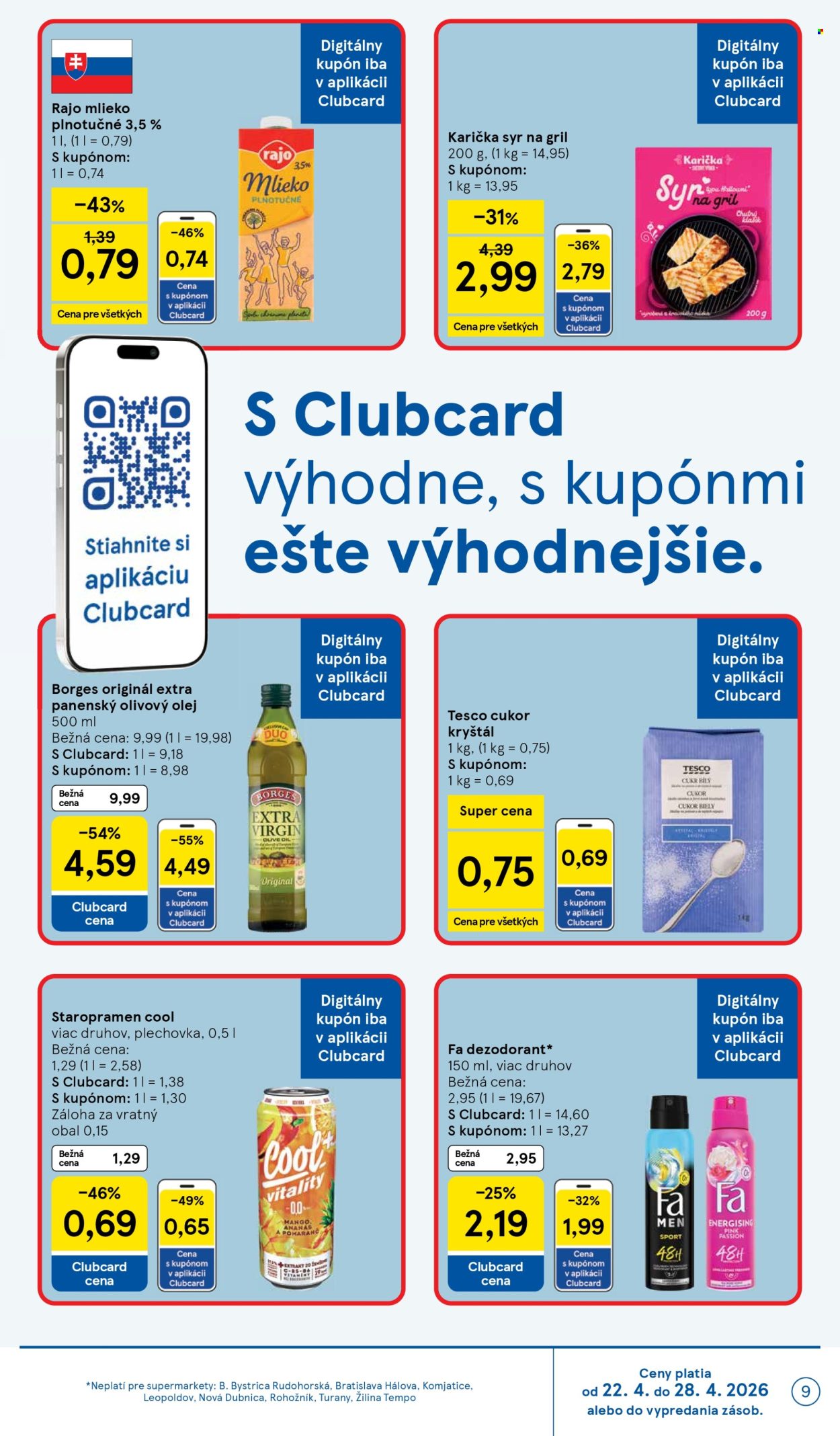Leták TESCO supermarket - 22.4.2026 - 28.4.2026. Strana 9
