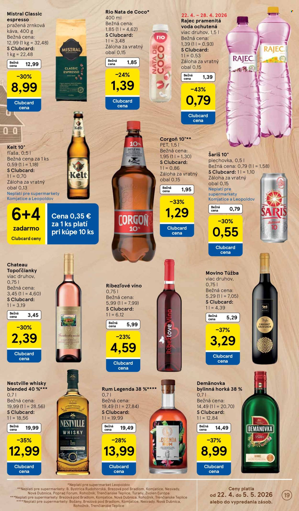Leták TESCO supermarket - 22.4.2026 - 28.4.2026. Strana 19