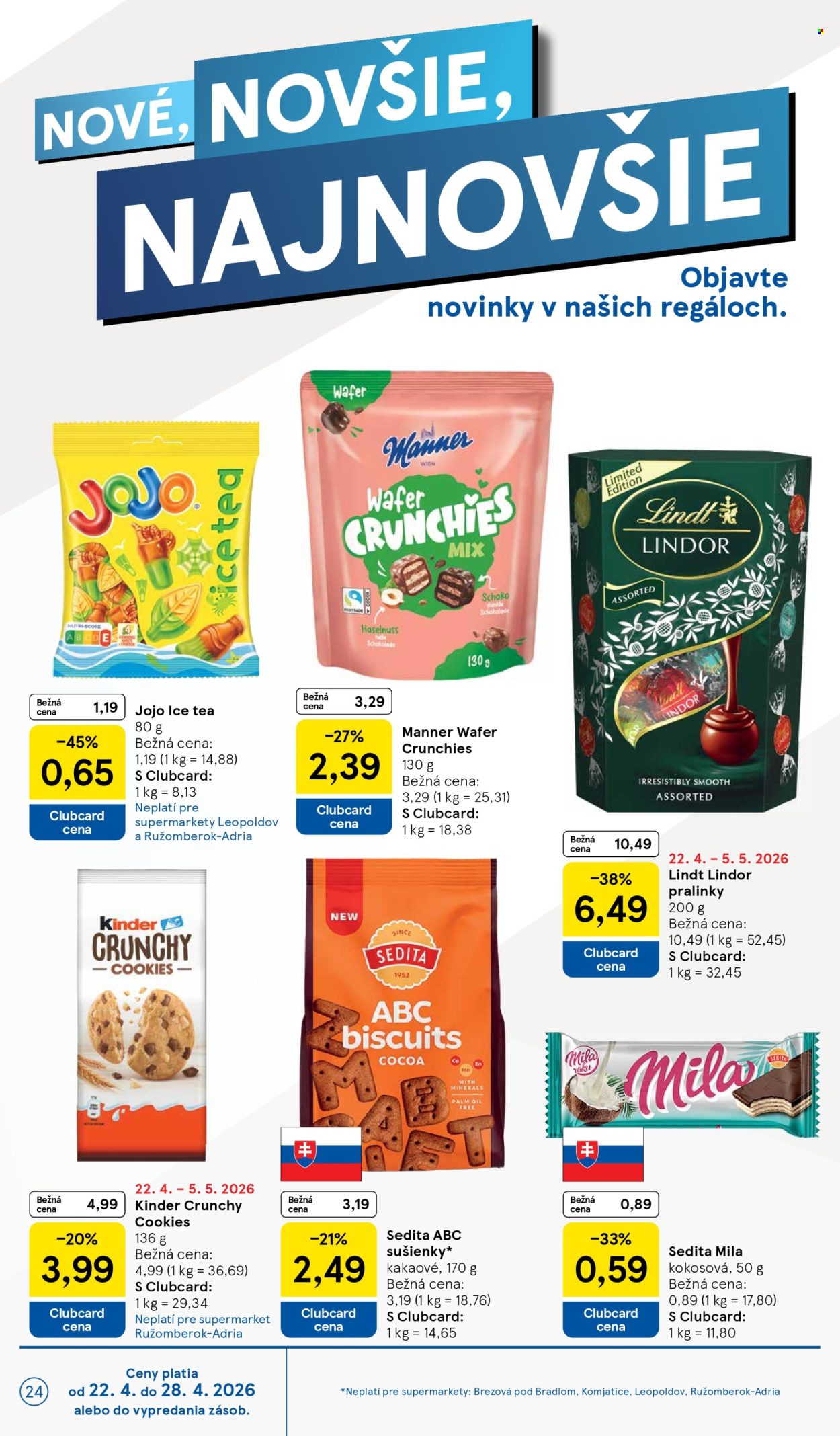 Leták TESCO supermarket - 22.4.2026 - 28.4.2026. Strana 24