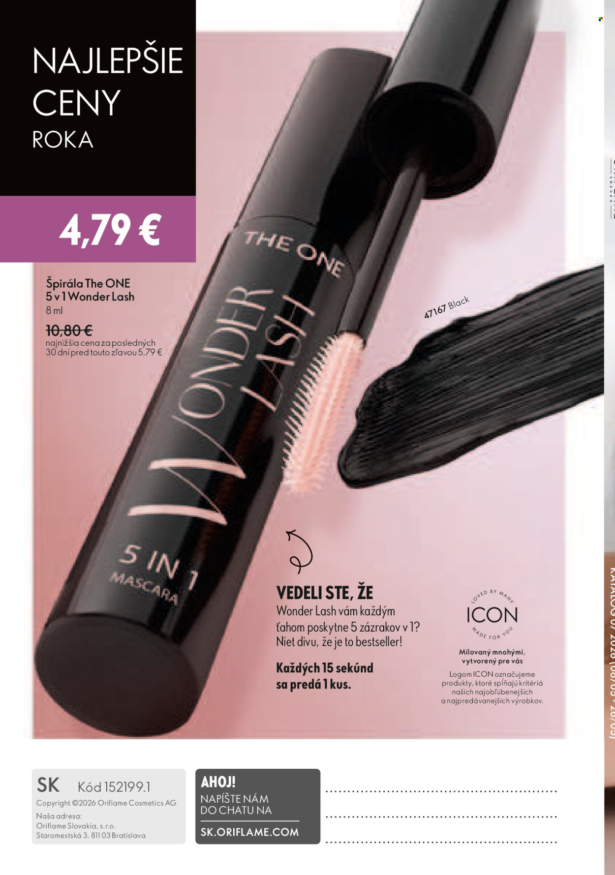 Leták Oriflame - 6.5.2026 - 26.5.2026. Strana 164