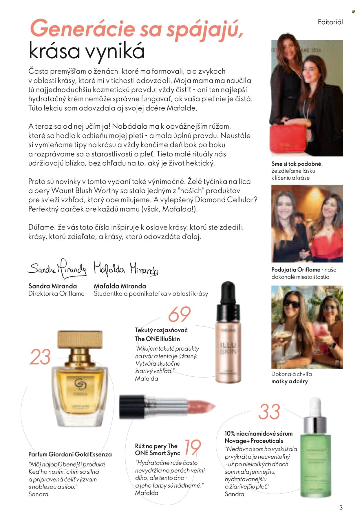 Leták Oriflame - 6.5.2026 - 26.5.2026. Strana 3
