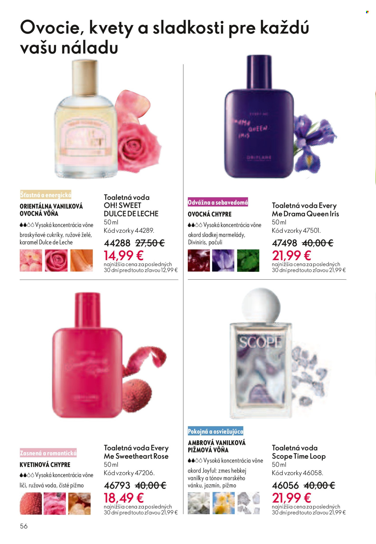 Leták Oriflame - 6.5.2026 - 26.5.2026. Strana 56