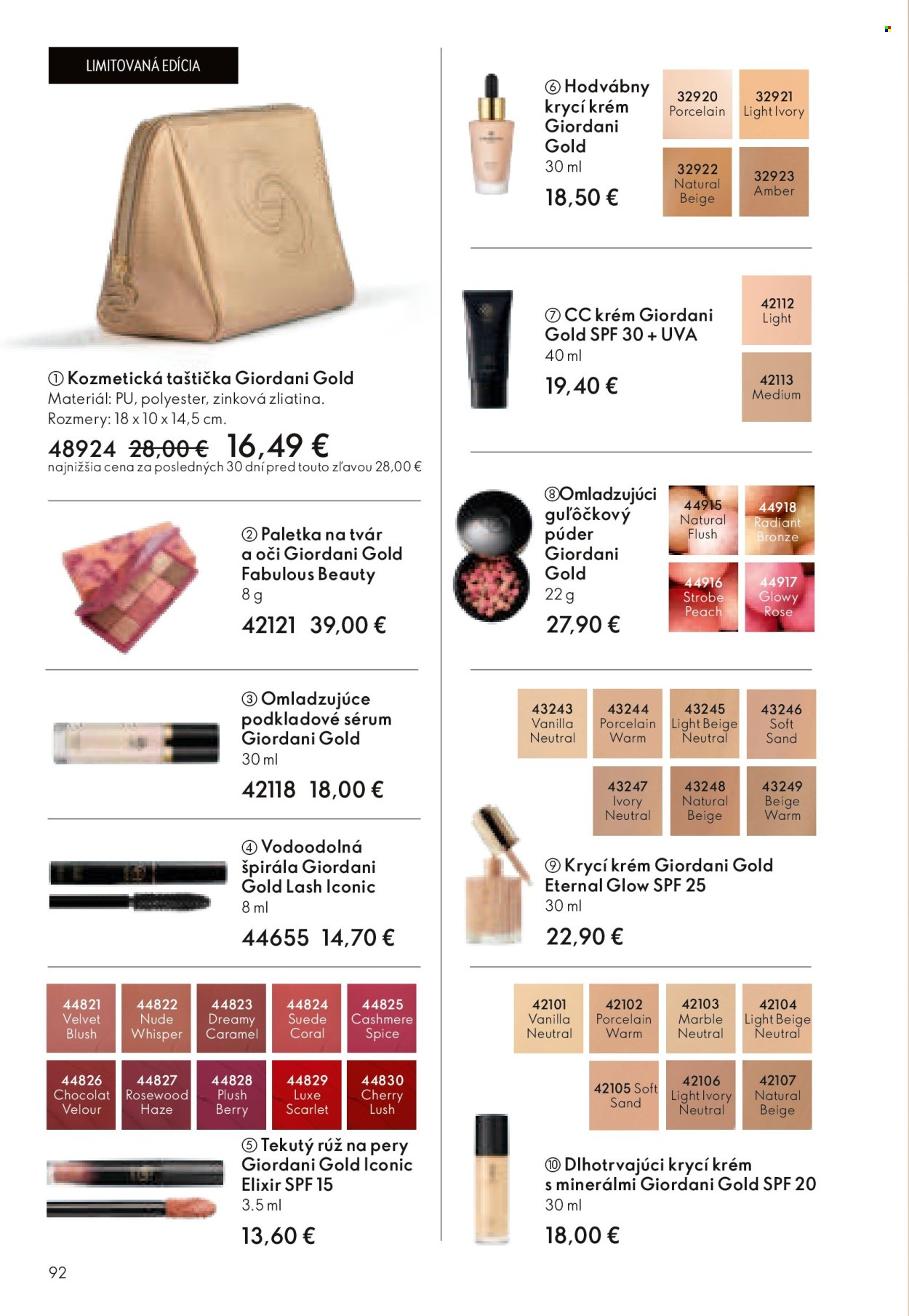 Leták Oriflame - 6.5.2026 - 26.5.2026. Strana 92