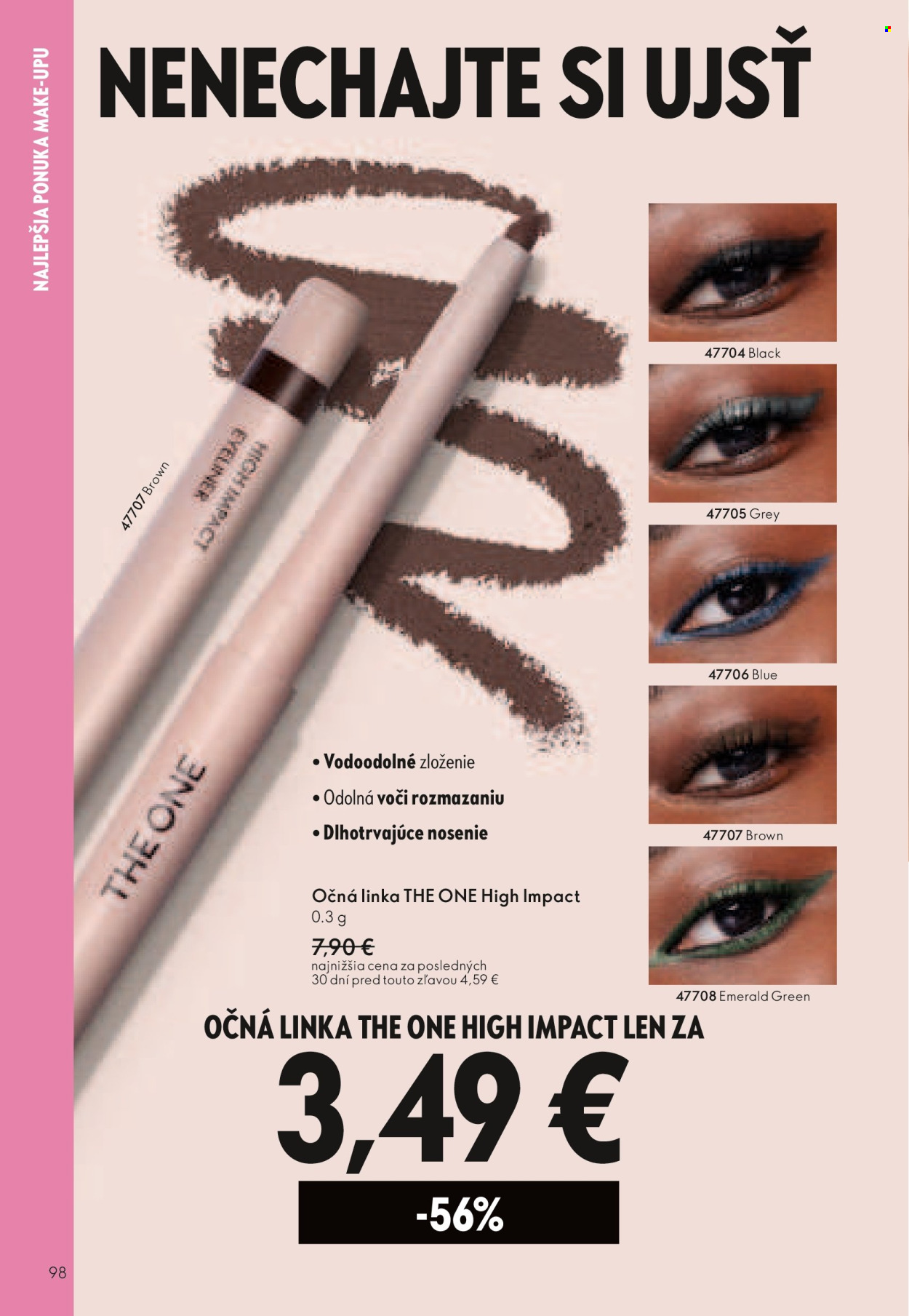 Leták Oriflame - 6.5.2026 - 26.5.2026. Strana 98