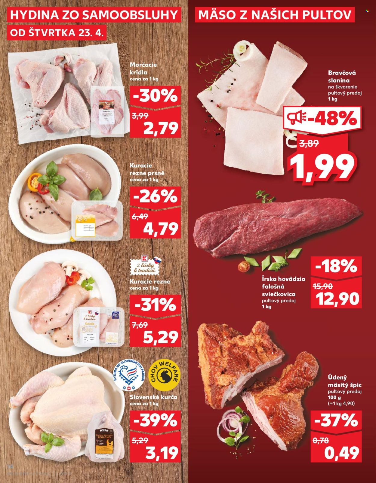 Leták Kaufland - 23.4.2026 - 29.4.2026. Strana 14