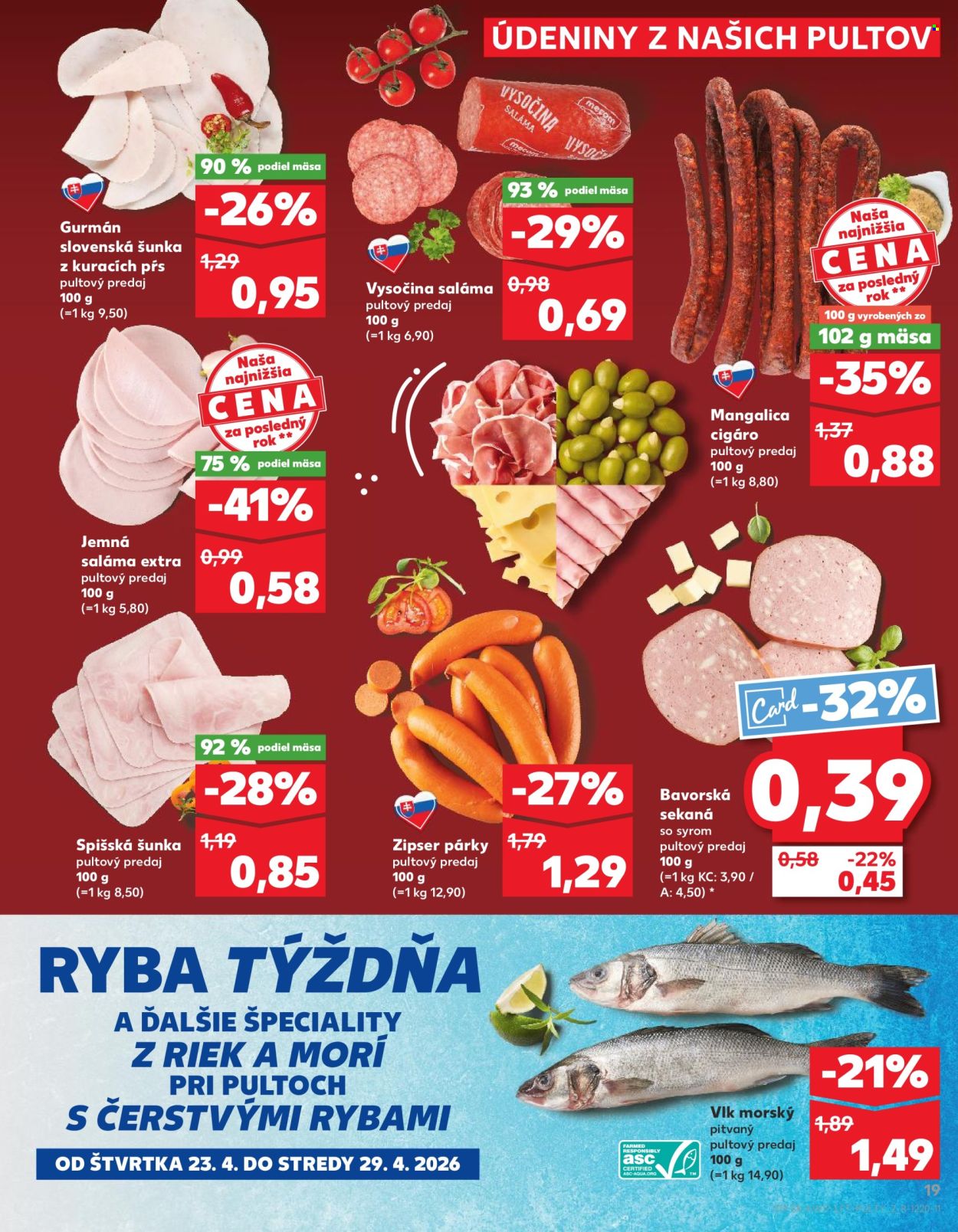 Leták Kaufland - 23.4.2026 - 29.4.2026. Strana 19