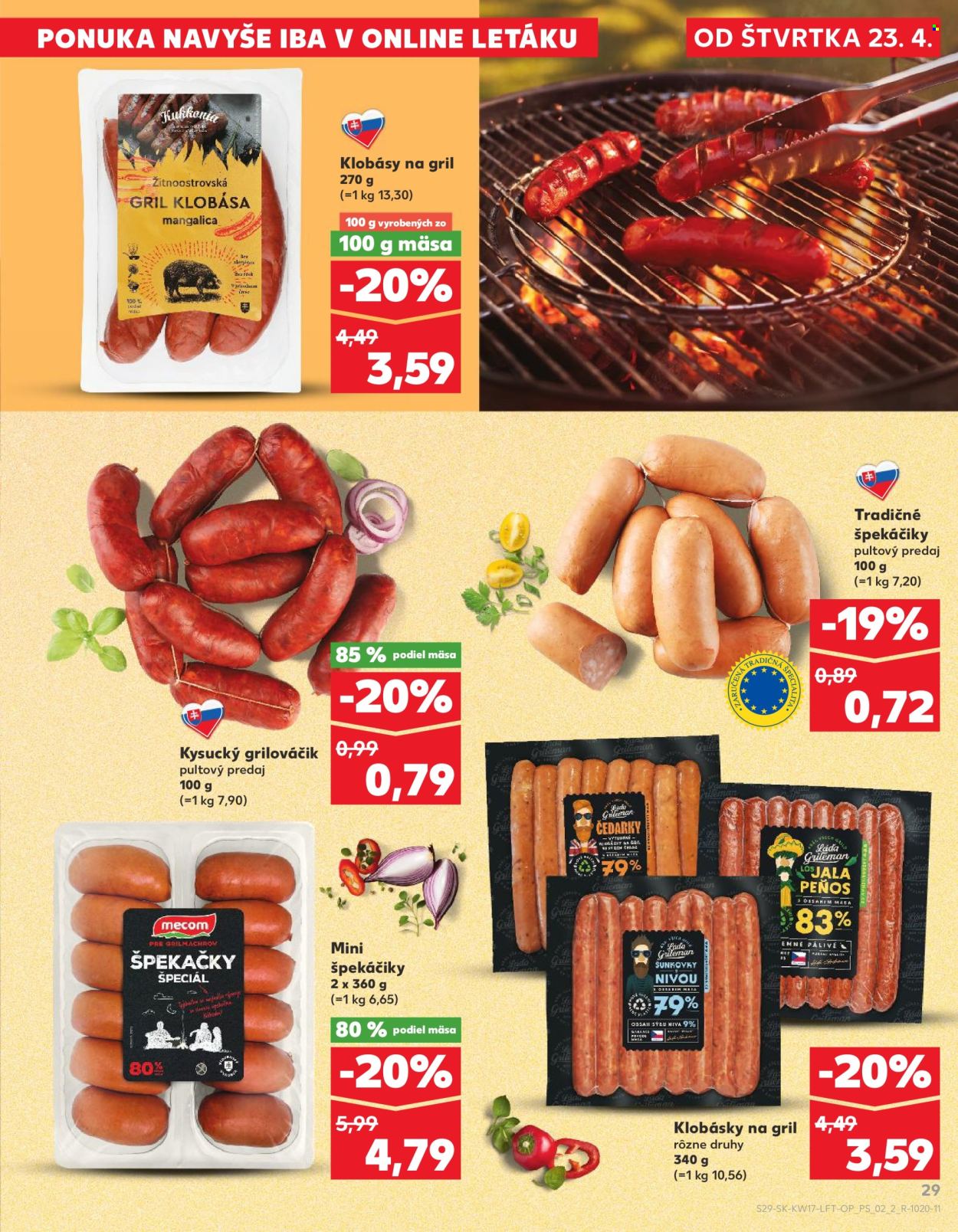 Leták Kaufland - 23.4.2026 - 29.4.2026. Strana 29
