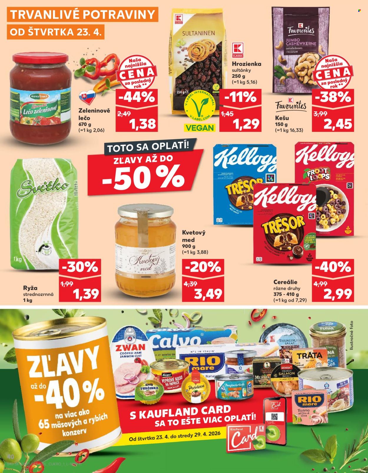 Leták Kaufland - 23.4.2026 - 29.4.2026. Strana 40