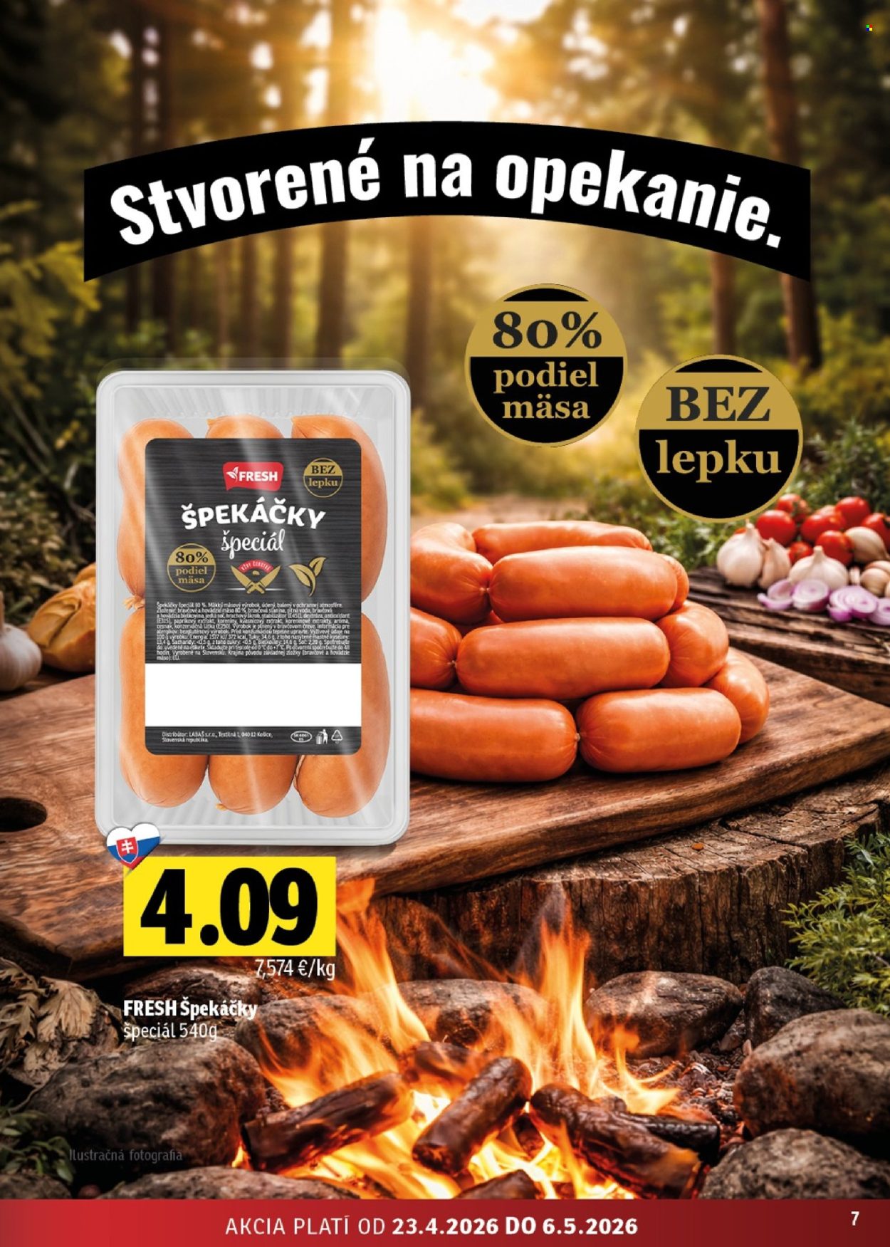 Leták FRESH - 23.4.2026 - 6.5.2026. Strana 7