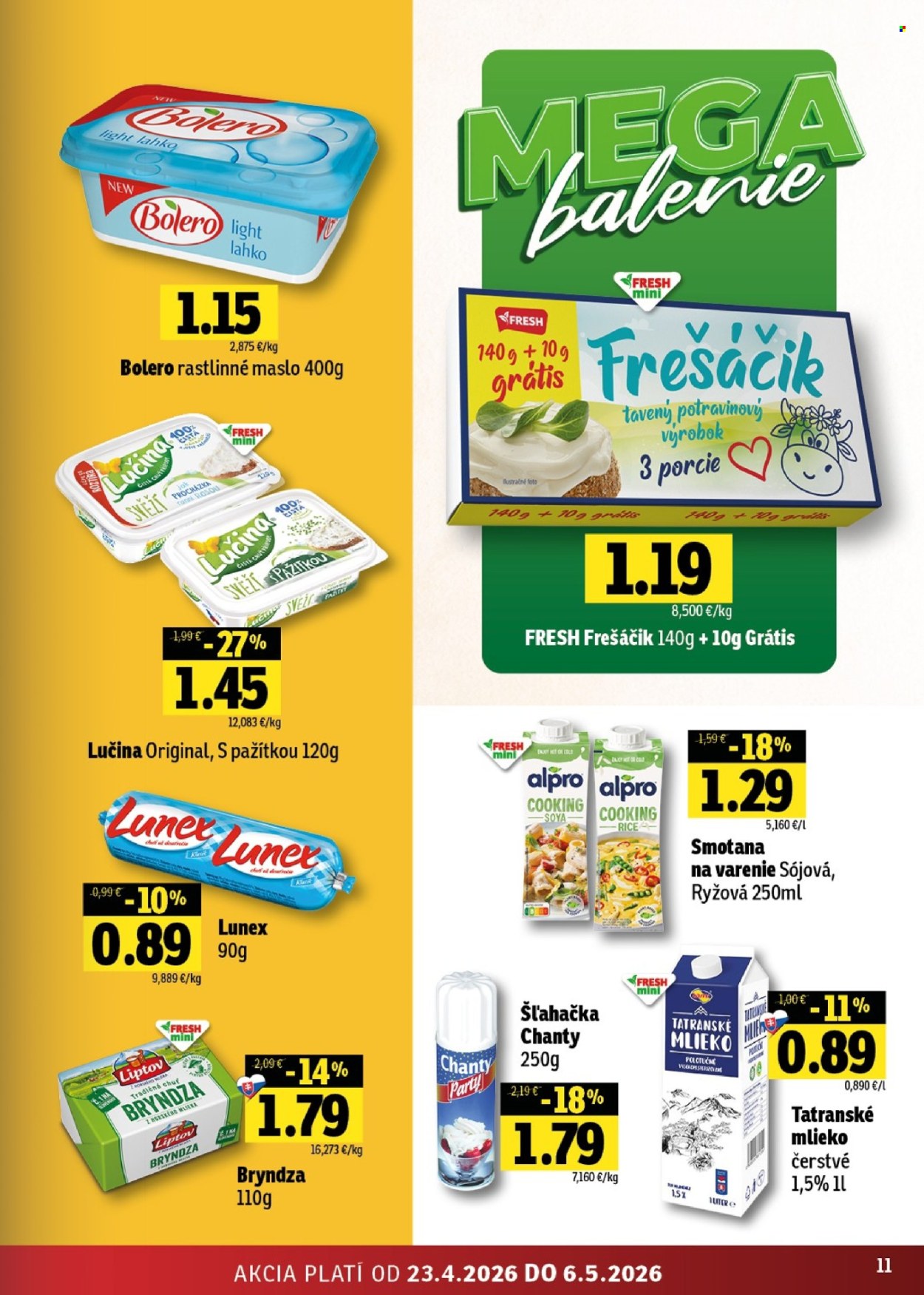 Leták FRESH - 23.4.2026 - 6.5.2026. Strana 11