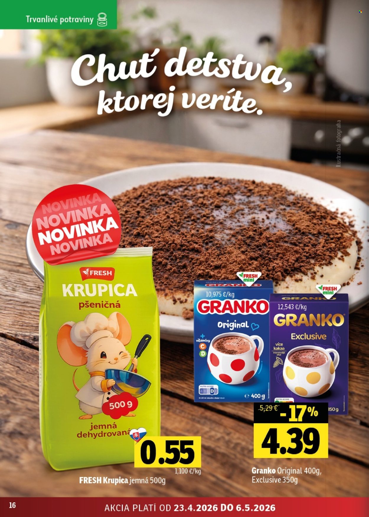 Leták FRESH - 23.4.2026 - 6.5.2026. Strana 16