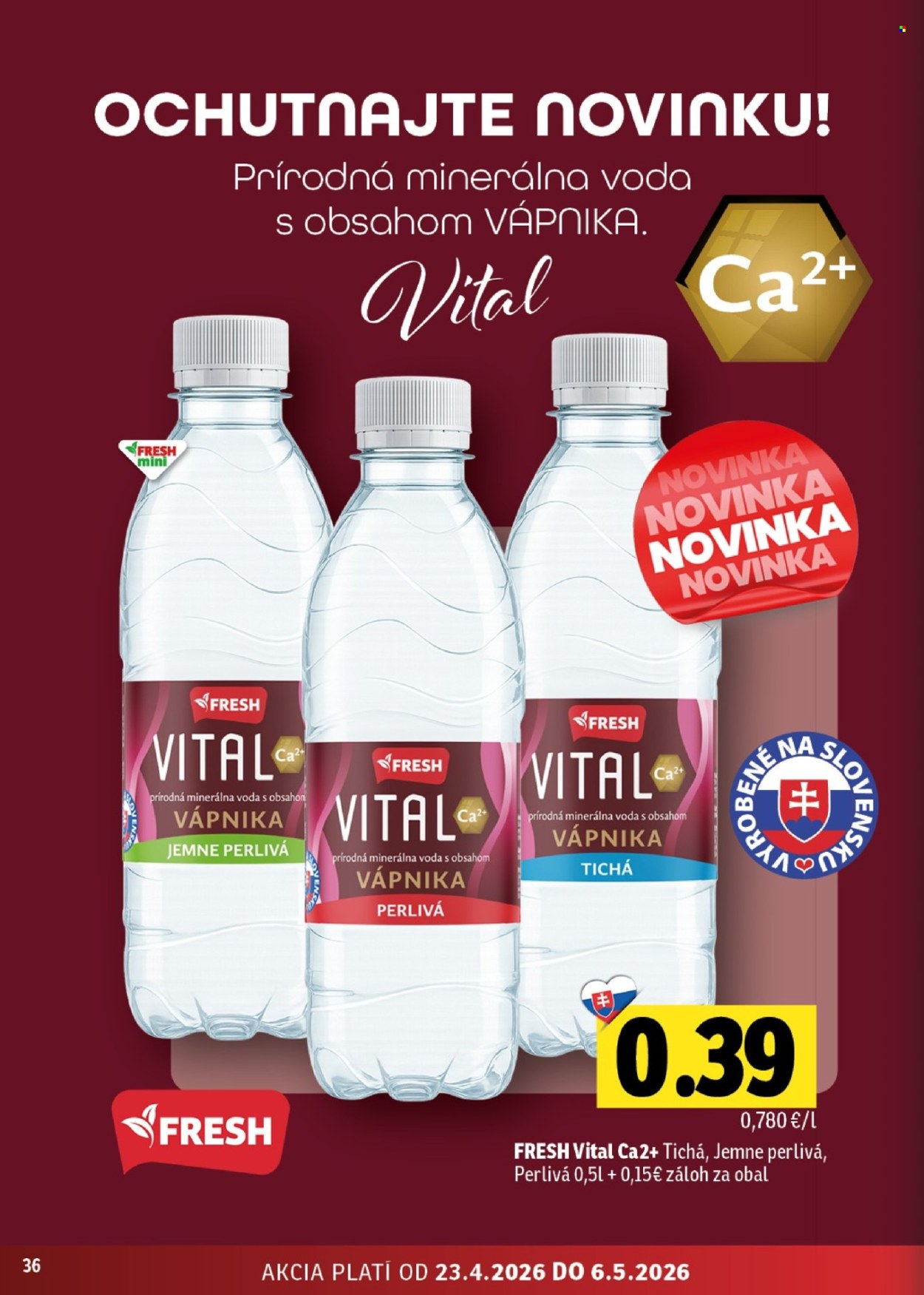 Leták FRESH - 23.4.2026 - 6.5.2026. Strana 36