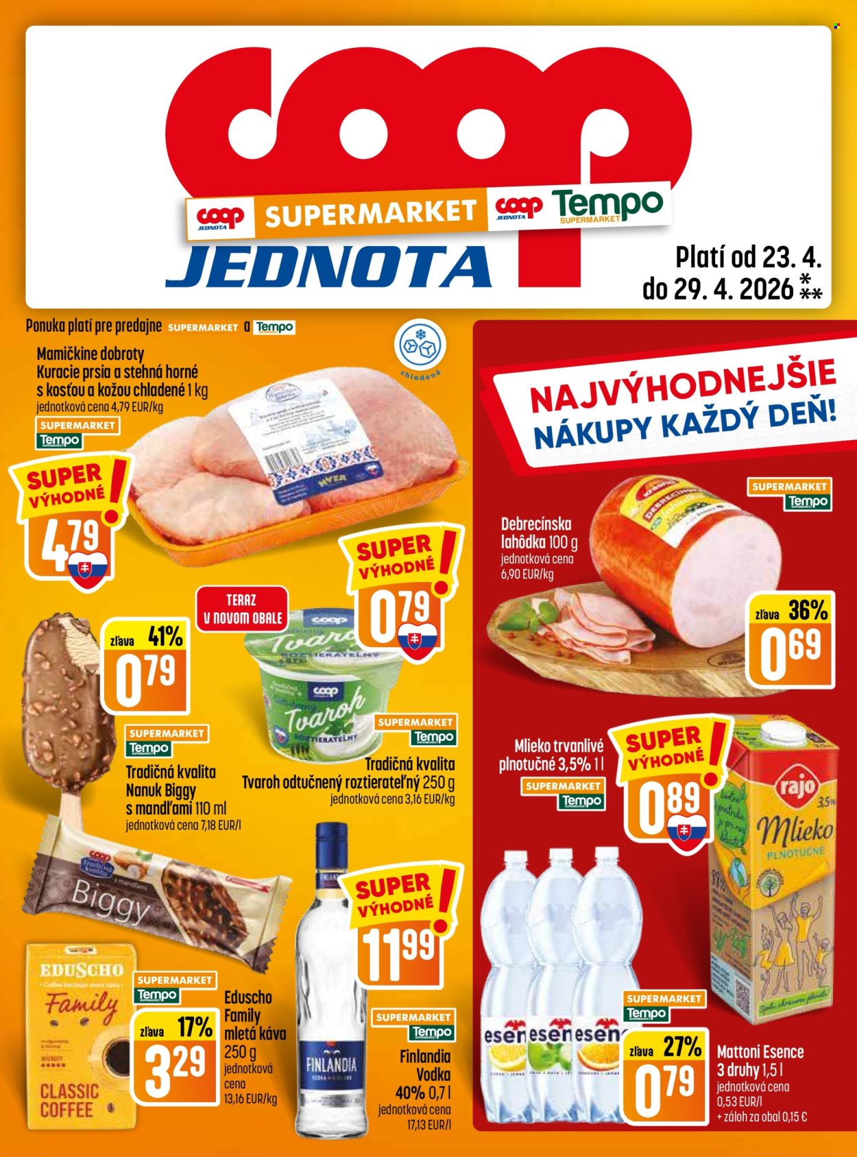 Leták COOP Jednota - 23.4.2026 - 29.4.2026. Strana 13