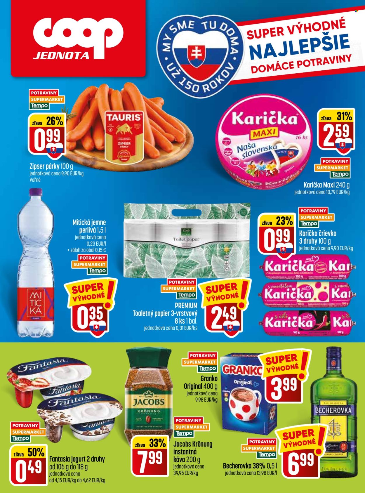 Leták COOP Jednota - 23.4.2026 - 29.4.2026. Strana 28