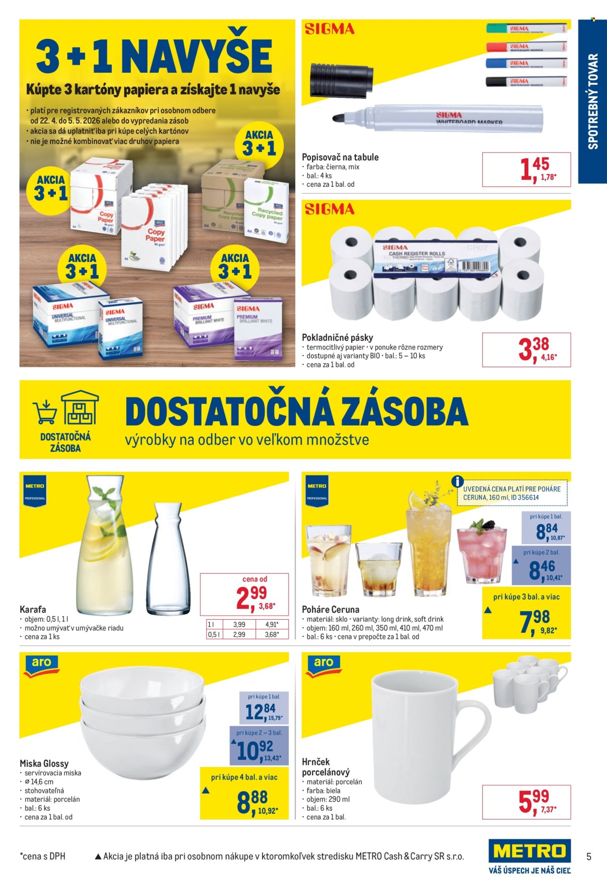 Leták Metro - 22.4.2026 - 5.5.2026. Strana 5