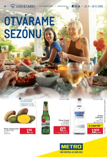 Leták Metro - 22.4.2026 - 19.5.2026.