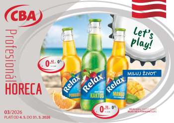 Leták CBA Komfos - 4.5.2026 - 31.5.2026.