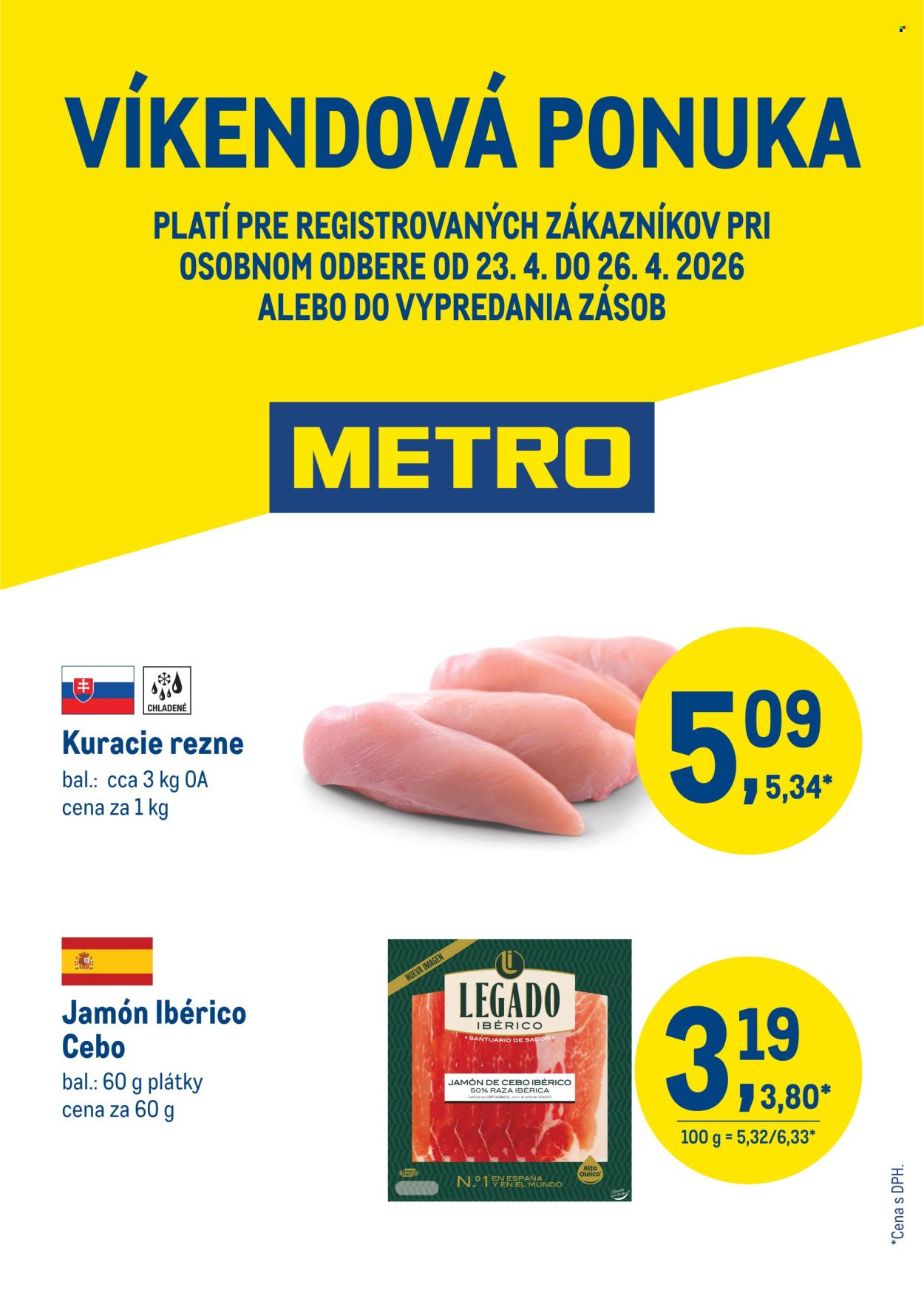 Leták Metro - 23.4.2026 - 26.4.2026. Strana 1