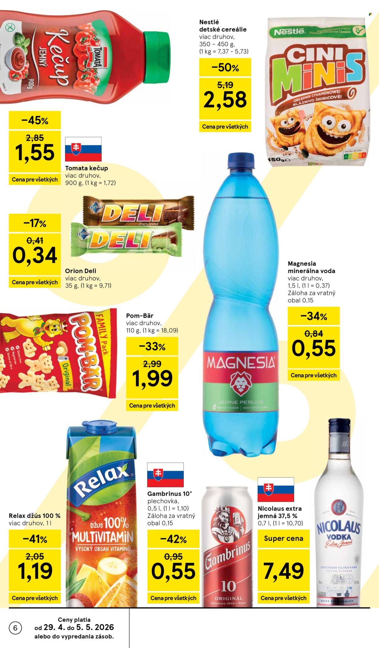 Leták TESCO - 29.4.2026 - 5.5.2026. Strana 6