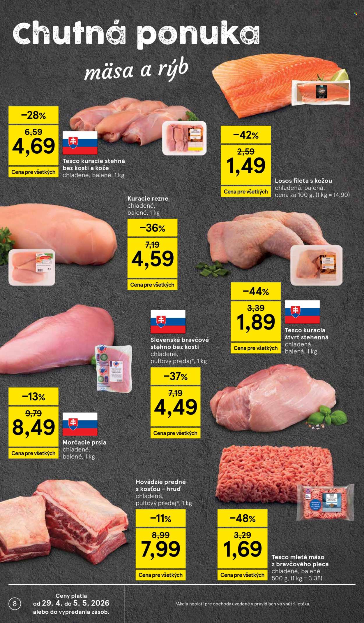 Leták TESCO - 29.4.2026 - 5.5.2026. Strana 8