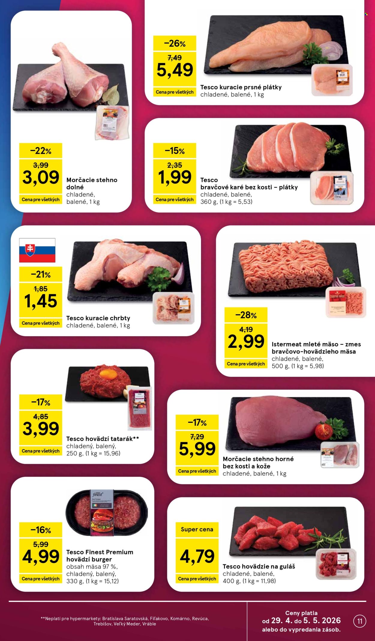 Leták TESCO - 29.4.2026 - 5.5.2026. Strana 11