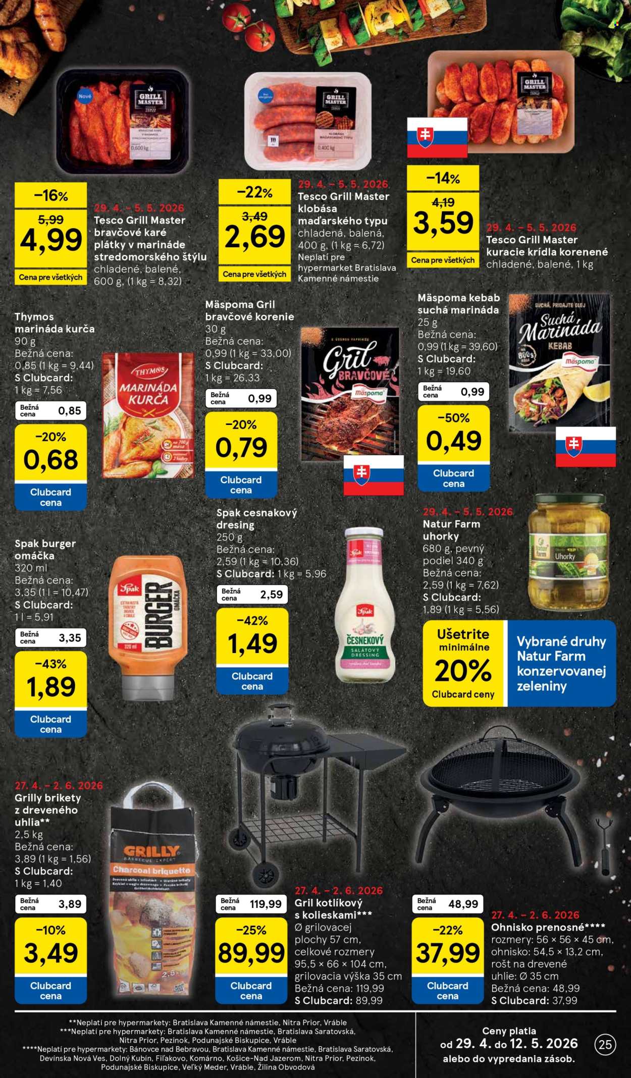 Leták TESCO - 29.4.2026 - 5.5.2026. Strana 25