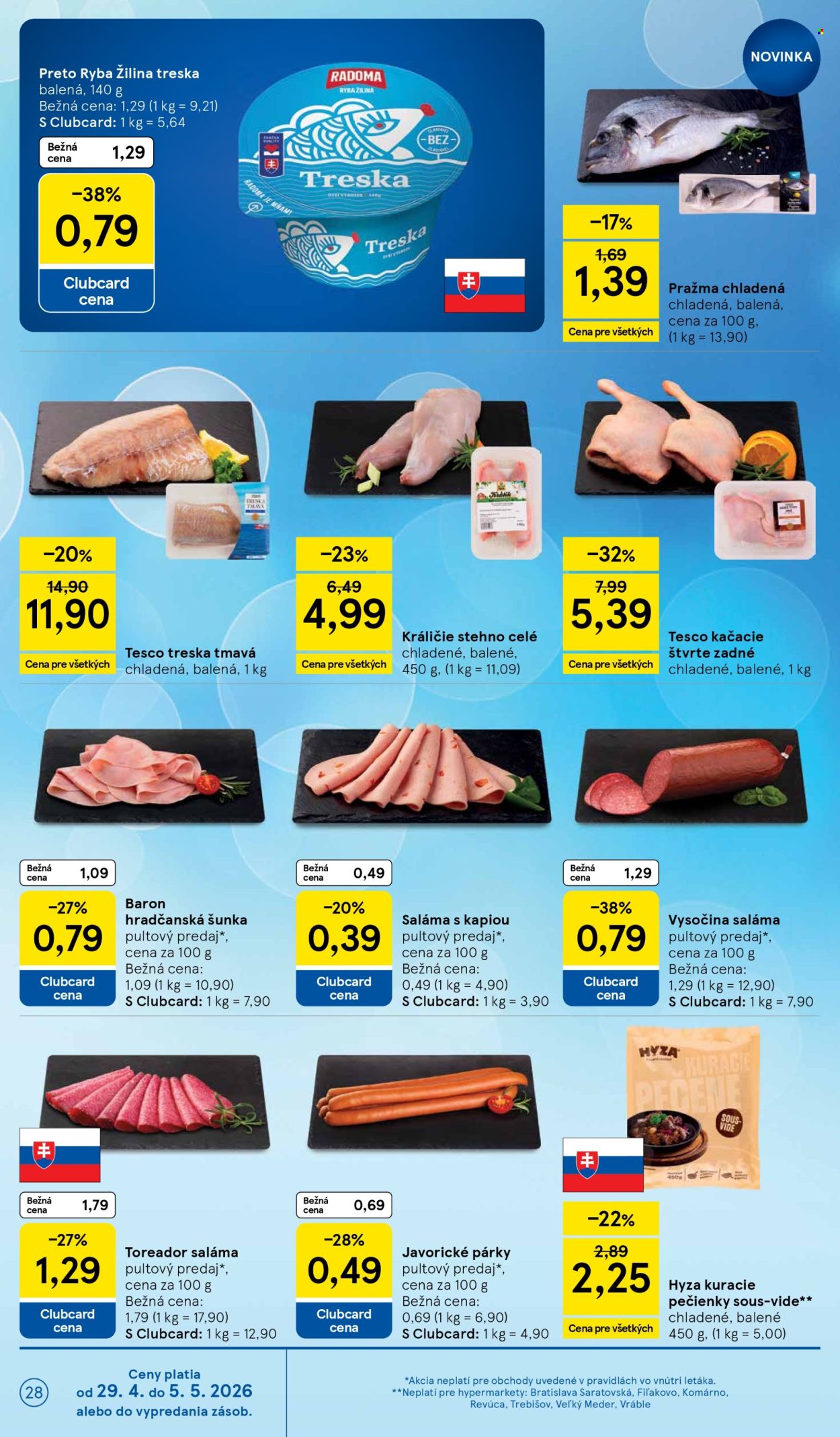 Leták TESCO - 29.4.2026 - 5.5.2026. Strana 28