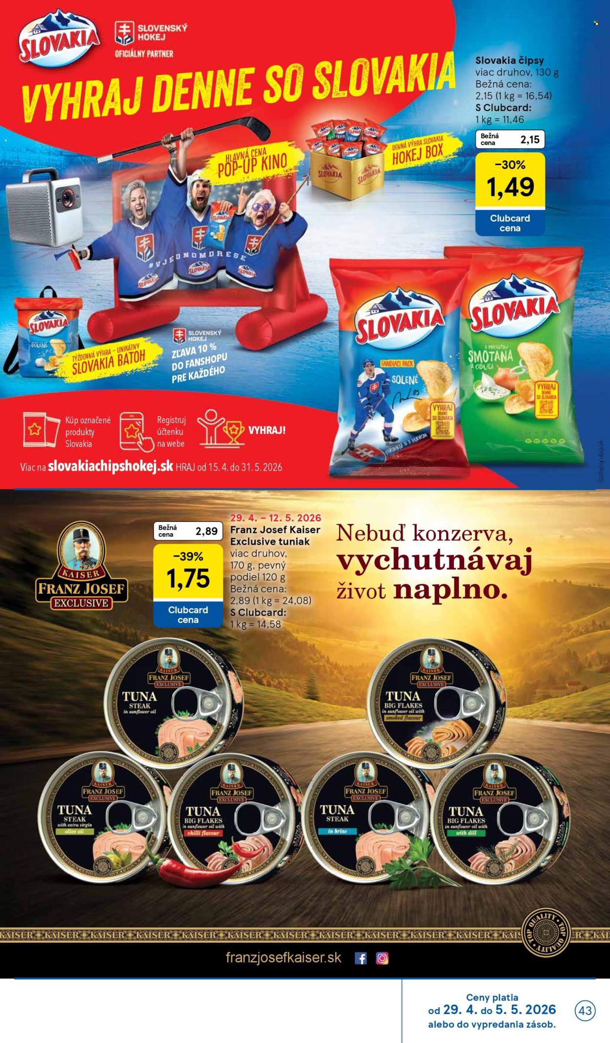 Leták TESCO - 29.4.2026 - 5.5.2026. Strana 43