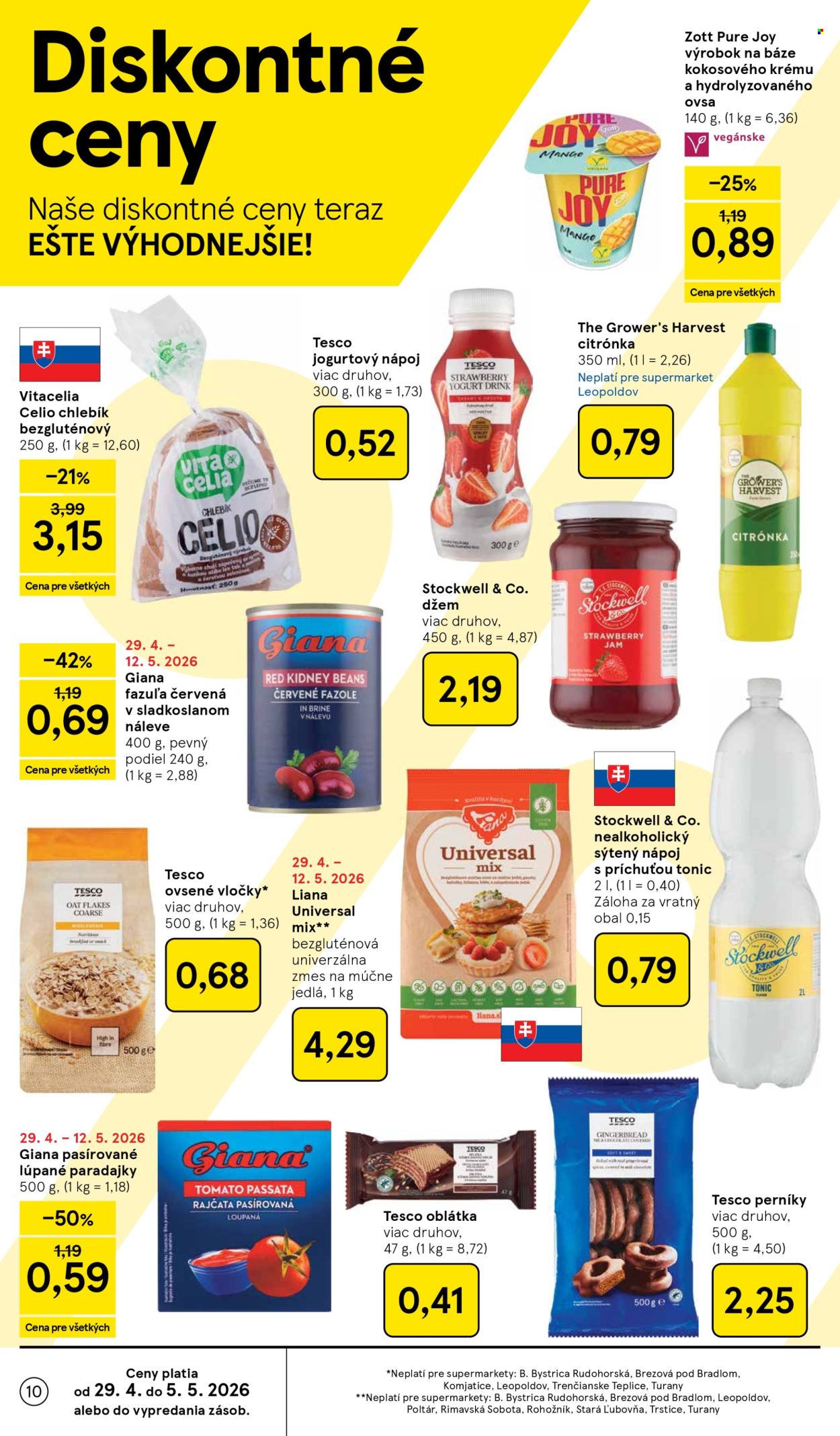 Leták TESCO supermarket - 29.4.2026 - 5.5.2026. Strana 10