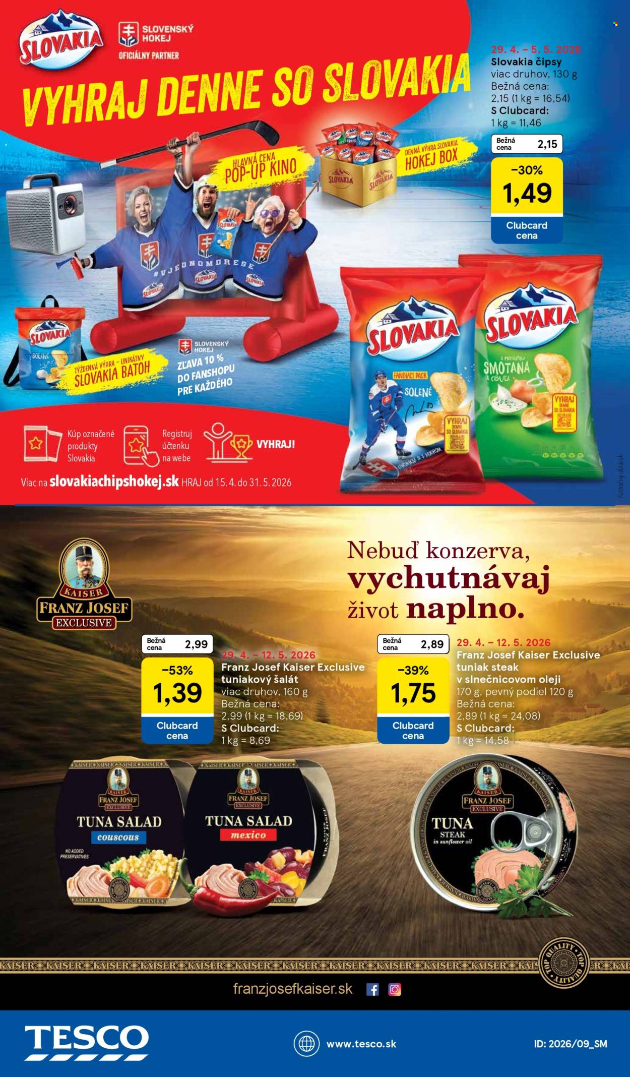 Leták TESCO supermarket - 29.4.2026 - 5.5.2026. Strana 30