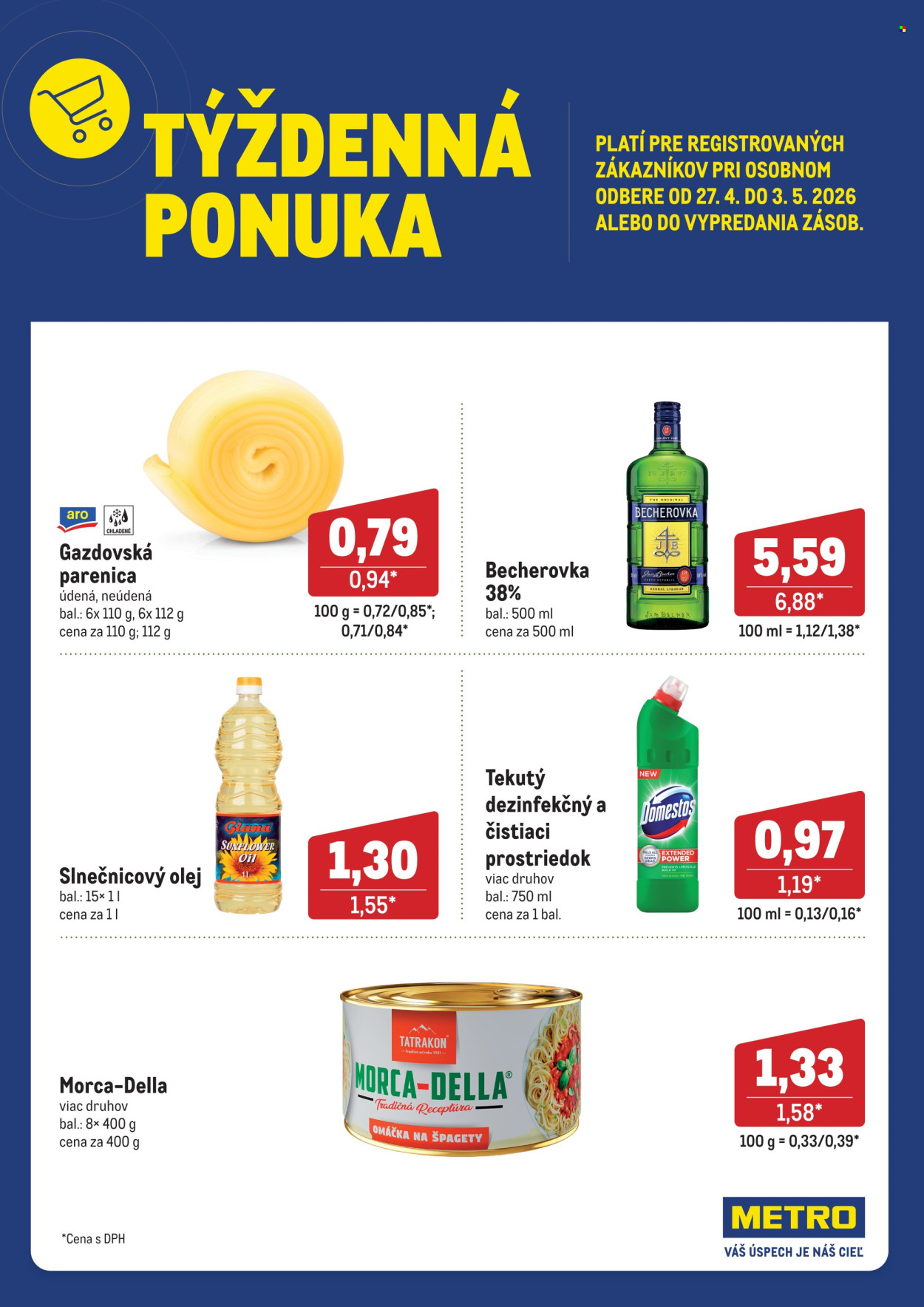 Leták Metro - 27.4.2026 - 3.5.2026. Strana 1