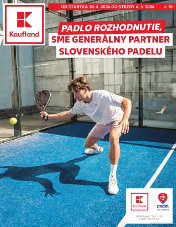 Leták Kaufland - 30.4.2026 - 6.5.2026.