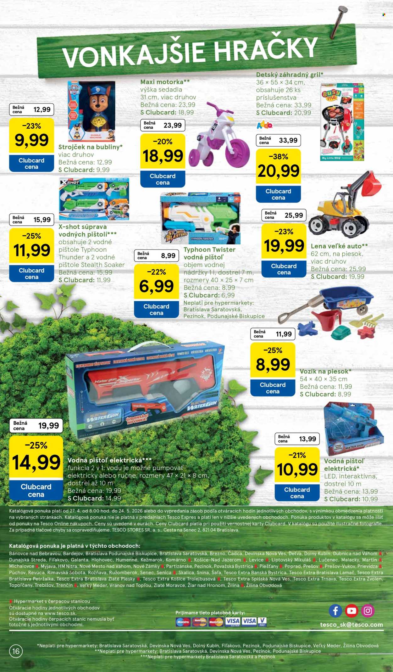 Leták TESCO hypermarket - 27.4.2026 - 24.5.2026. Strana 16