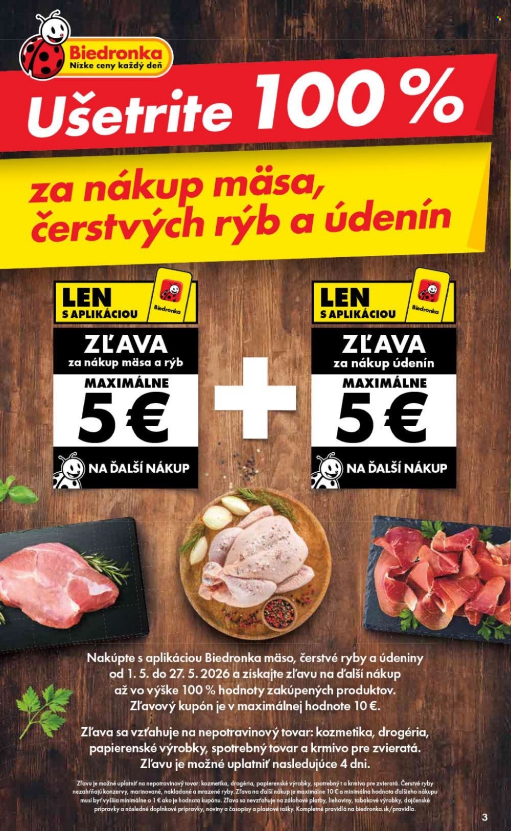 Leták Biedronka - 30.4.2026 - 6.5.2026. Strana 3