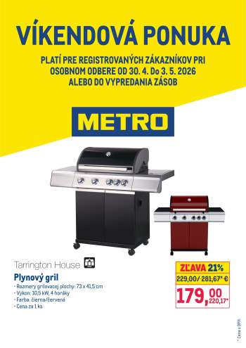 Leták Metro - 30.4.2026 - 3.5.2026.