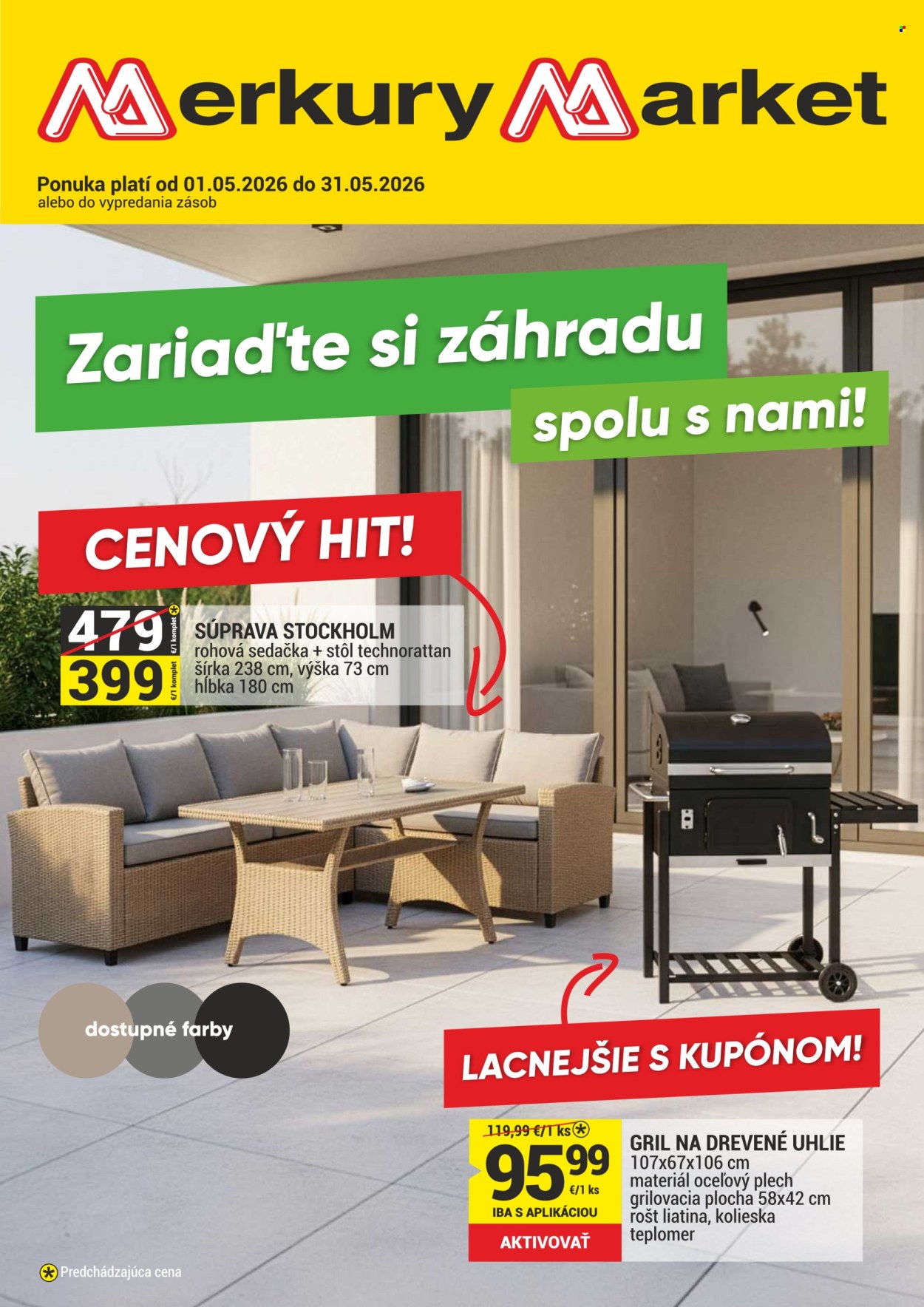 Leták Merkury Market - 1.5.2026 - 31.5.2026. Strana 1